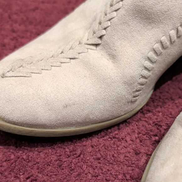 Indigo Cream Ankle Booties - Picture 4 of 4